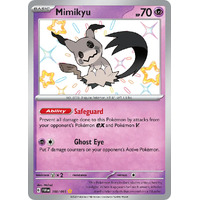 Mimikyu 160/091 Scarlet and Violet Paldean Fates Holo Shiny Rare Pokemon Card NEAR MINT TCG
