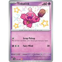 Tinkatink 165/091 Scarlet and Violet Paldean Fates Holo Shiny Rare Pokemon Card NEAR MINT TCG