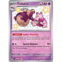 Tinkaton 167/091 Scarlet and Violet Paldean Fates Holo Shiny Rare Pokemon Card NEAR MINT TCG