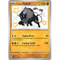 Paldean Tauros 172/091 Scarlet and Violet Paldean Fates Holo Shiny Rare Pokemon Card NEAR MINT TCG
