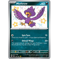 Murkrow 181/091 Scarlet and Violet Paldean Fates Holo Shiny Rare Pokemon Card NEAR MINT TCG
