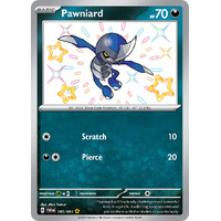 Pawniard 185/091 Scarlet and Violet Paldean Fates Holo Shiny Rare Pokemon Card NEAR MINT TCG