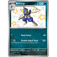 Bisharp 186/091 Scarlet and Violet Paldean Fates Holo Shiny Rare Pokemon Card NEAR MINT TCG