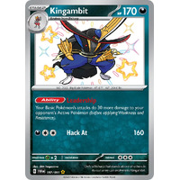 Kingambit 187/091 Scarlet and Violet Paldean Fates Holo Shiny Rare Pokemon Card NEAR MINT TCG