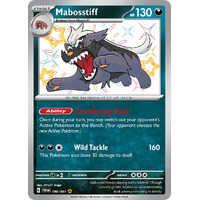 Mabosstiff 188/091 Scarlet and Violet Paldean Fates Holo Shiny Rare Pokemon Card NEAR MINT TCG