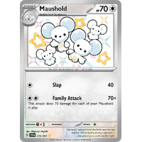 Maushold 210/091 Scarlet and Violet Paldean Fates Holo Shiny Rare Pokemon Card NEAR MINT TCG