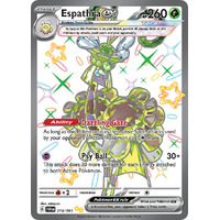 Espathra ex 214/091 Scarlet and Violet Paldean Fates Holo Shiny Ultra Rare Pokemon Card NEAR MINT TCG