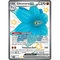 Glimmora ex 218/091 Scarlet and Violet Paldean Fates Holo Shiny Ultra Rare Pokemon Card NEAR MINT TCG