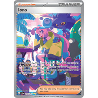 Iono 237/091 Scarlet and Violet Paldean Fates Holo Special Illustration Rare Pokemon Card NEAR MINT TCG