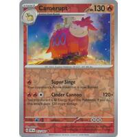Camerupt 012/091 Scarlet and Violet Paldean Fates Reverse Holo Uncommon Pokemon Card NEAR MINT TCG