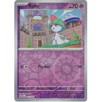 Ralts 027/091 Scarlet and Violet Paldean Fates Reverse Holo Common Pokemon Card NEAR MINT TCG