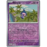 Mime Jr 031/091 Scarlet and Violet Paldean Fates Reverse Holo Common Pokemon Card NEAR MINT TCG