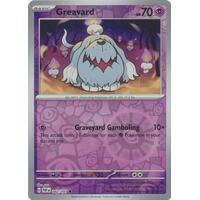 Greavard 042/091 Scarlet and Violet Paldean Fates Reverse Holo Common Pokemon Card NEAR MINT TCG