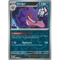 Gengar 057/091 Scarlet and Violet Paldean Fates Reverse Holo Uncommon Pokemon Card NEAR MINT TCG