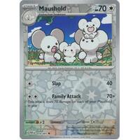 Maushold 074/091 Scarlet and Violet Paldean Fates Reverse Holo Uncommon Pokemon Card NEAR MINT TCG