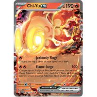 Chi-Yu ex 040/193 Scarlet and Violet Paldea Evolved Holo Ultra Rare Pokemon Card NEAR MINT TCG