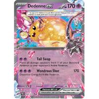 Dedenne ex 093/193 Scarlet and Violet Paldea Evolved Holo Ultra Rare Pokemon Card NEAR MINT TCG
