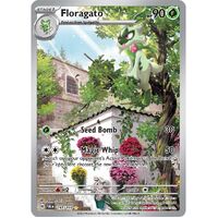 Floragato 197/193 Scarlet and Violet Paldea Evolved Illustration Rare Holo Pokemon Card NEAR MINT TCG