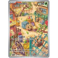 Bramblin 198/193 Scarlet and Violet Paldea Evolved Illustration Rare Holo Pokemon Card NEAR MINT TCG