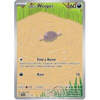 Paldean Wooper 221/193 Scarlet and Violet Paldea Evolved Illustration Rare Holo Pokemon Card NEAR MINT TCG