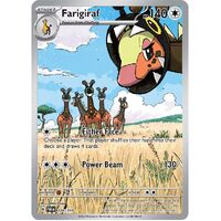 Farigiraf 228/193 Scarlet and Violet Paldea Evolved Illustration Rare Holo Pokemon Card NEAR MINT TCG