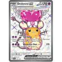 Dedenne ex 239/193 Scarlet and Violet Paldea Evolved Full Art Holo Secret Rare Pokemon Card NEAR MINT TCG