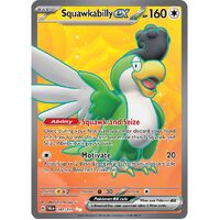 Squawkabilly ex 247/193 Scarlet and Violet Paldea Evolved Full Art Holo Secret Rare Pokemon Card NEAR MINT TCG