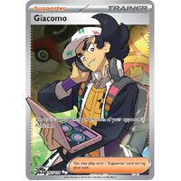Giacomo 252/193 Scarlet and Violet Paldea Evolved Full Art Holo Secret Rare Pokemon Card NEAR MINT TCG