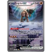 Ting-Lu ex 263/193 Scarlet and Violet Paldea Evolved Special Illustration Rare Holo Pokemon Card NEAR MINT TCG