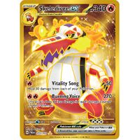 Skeledirge ex 272/193 Scarlet and Violet Paldea Evolved Gold Secret Rare Holo Pokemon Card NEAR MINT TCG