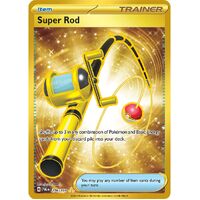 Super Rod 276/193 Scarlet and Violet Paldea Evolved Gold Secret Rare Holo Pokemon Card NEAR MINT TCG
