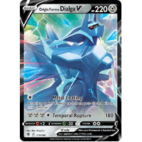 Origin Forme Dialga V 113/189 SWSH Astral Radiance Holo Ultra Rare Pokemon Card NEAR MINT TCG