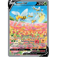 Beedrill V 161/189 SWSH Astral Radiance Full Art Holo Ultra Rare Pokemon Card NEAR MINT TCG