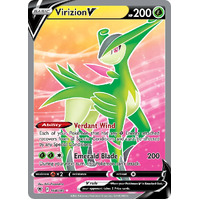 Virizion V 164/189 SWSH Astral Radiance Full Art Holo Ultra Rare Pokemon Card NEAR MINT TCG