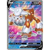 Heatran V 165/189 SWSH Astral Radiance Full Art Holo Ultra Rare Pokemon Card NEAR MINT TCG