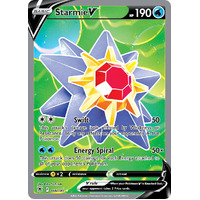 Starmie V 166/189 SWSH Astral Radiance Full Art Holo Ultra Rare Pokemon Card NEAR MINT TCG