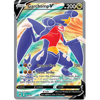 Garchomp V 178/189 SWSH Astral Radiance Full Art Holo Ultra Rare Pokemon Card NEAR MINT TCG