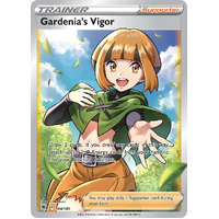 Gardenia's Vigor SWSH Astral Radiance Full Art Holo Ultra Rare Pokemon Card NEAR MINT TCG