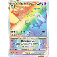 Hisuian Typhlosion VSTAR 193/189 SWSH Astral Radiance Hyper Rainbow Rare Pokemon Card NEAR MINT TCG