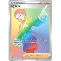 Cyllene 201/189 SWSH Astral Radiance Hyper Rainbow Rare Pokemon Card NEAR MINT TCG