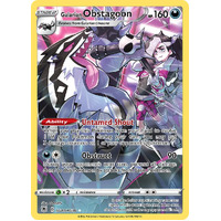 Galarian Obstagoon 10/30 SWSH Astral Radiance Trainer Gallery Full Art Holo Secret Rare Pokemon Card NEAR MINT 