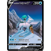 Ice Rider Calyrex V 14/30 SWSH Astral Radiance Trainer Gallery Full Art Holo Secret Rare Pokemon Card NEAR MINT 