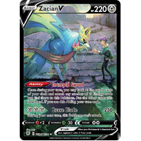 Zacian V 21/30 SWSH Astral Radiance Trainer Gallery Full Art Holo Secret Rare Pokemon Card NEAR MINT 