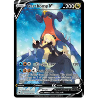 Garchomp V 23/30 SWSH Astral Radiance Trainer Gallery Full Art Holo Secret Rare Pokemon Card NEAR MINT 