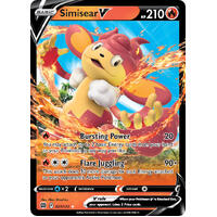 Simisear V 27/172 SWSH Brilliant Stars Holo Ultra Rare Pokemon Card NEAR MINT TCG