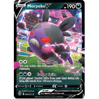 Morpeko V 95/172 SWSH Brilliant Stars Holo Ultra Rare Pokemon Card NEAR MINT TCG