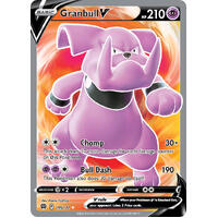 Granbull V 159/172 SWSH Brilliant Stars Full Art Holo Ultra Rare Pokemon Card NEAR MINT TCG