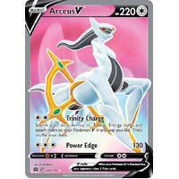 Arceus V 165/172 SWSH Brilliant Stars Full Art Holo Ultra Rare Pokemon Card NEAR MINT TCG