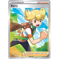 Barry 167/172 SWSH Brilliant Stars Full Art Holo Ultra Rare Pokemon Card NEAR MINT TCG