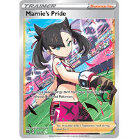 Marnie's Pride 171/172 SWSH Brilliant Stars Full Art Holo Ultra Rare Pokemon Card NEAR MINT TCG